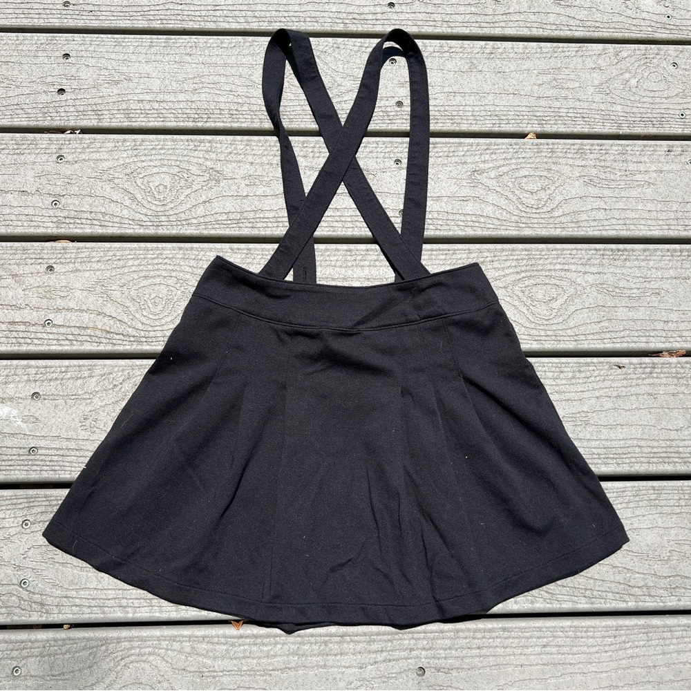 Mad Style By True Jackson: Black Jumper Skirt Adjustable Suspenders. Size XL. - Picture 4 of 9